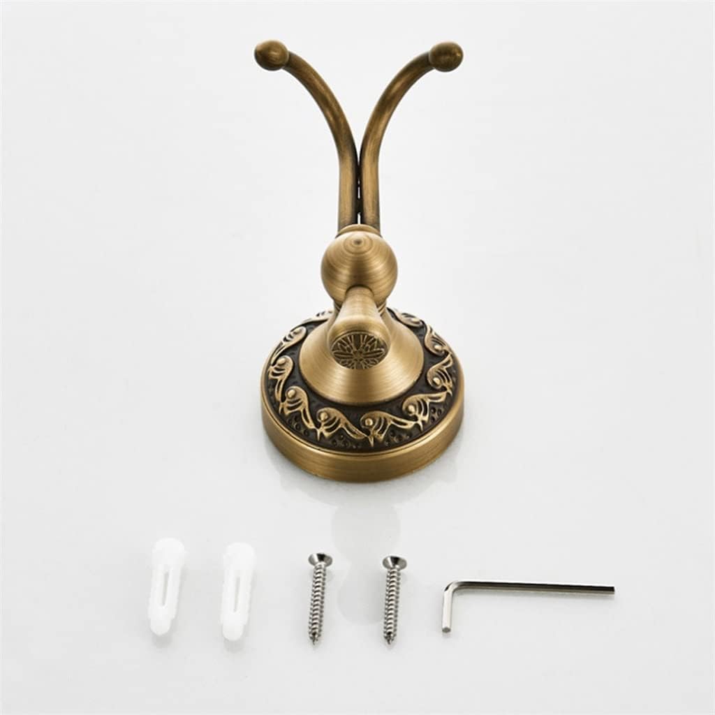 Bronze Wall Mounted Bathroom Hanger Black Clothes Key Jacket Hanger Brass Ceramic Kitchen Pendant(Bronze)