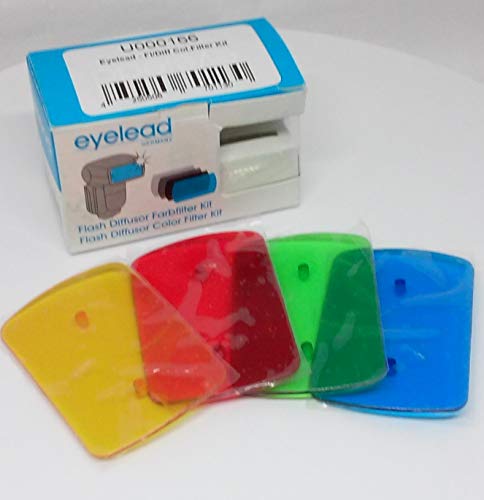 Eyelead Color Filter Kit for All Eyelead Flash Diffuser - Blue/Green/Red/Yellow