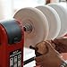 BMWOOD Woodworking Lathe Buffing System MT2 Mandrel,3-Step Buffing Wheel Kits 8 inch with 3pcs Polishing Cutting Compounds.