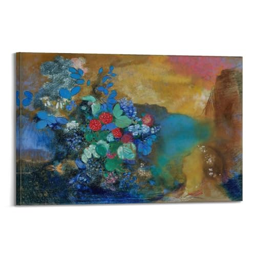 Impression sur toile Ophelia Odilon Redon idée cadeau art moderne