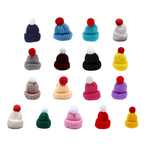 MOMOJIA Knitted Hat, Pack of 10 Knitted Hats for Gifts Household Decoration for Kid Girl Boys4