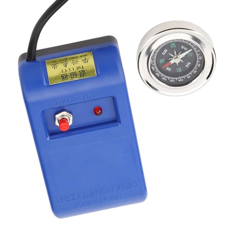 Reparación de Relojes, Desmagnetizador, Herramienta Desmagnetizadora, Kit de Brújula, Máquina Desmagnetizadora de Relojes, Herramienta de Reparación de Relojeros (Enchufe europeo)