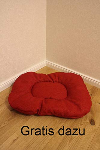 Marcus Weidenhandel Katzentransportkorb Katzenschlafplatz aus Weide mit Metallgitter und Kissen L XL XXL Transportkorb Transportbox für Hunde oder Katzen (XL=56x45x48cm)