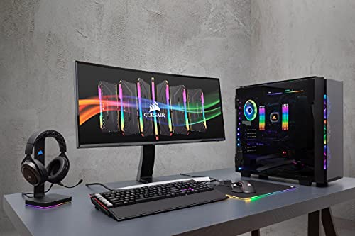 Corsair Vengeance RGB Pro 8 Go (1x8 Go) DDR4 3200 (PC4-25600) C16 optimisé pour AMD Ryzen - Noire CMW8GX4M1Z3200C16