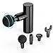 2020 Mini pistolet de massage amélioré, masseurs portatifs à percussion à 4 vitesses pour les muscles endoloris, pistolet de thérapie des tissus profonds super silencieux avec 4 têtes de massage