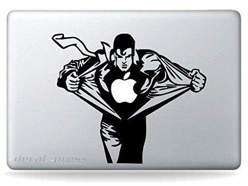 Superman Runing- Decal Sticker for MacBook, Air, Pro All Models