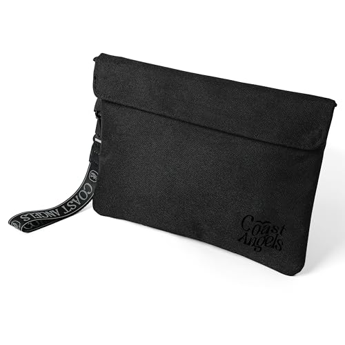 COAST ANGELS Große Geruchsdichte Tasche – Geruchsdichter Beutel mit Aktivkohle-Futter für den Alltag, Reisen und als Geschenk