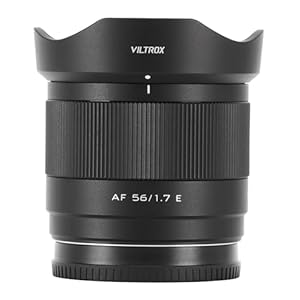 VILTROX AF 56mm f/1.7 E Objektiv für Sony, Sony Prime e Mount Objektiv 56 mm f1.7 für Sony a7iv a7rv a6400 a6700 ZV-E10 (APS-C)