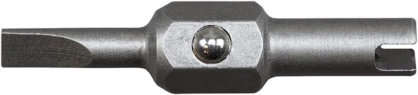 Klein Tools 13231 Replacement Driver Bits, 1/8-Inch Slotted and Schrader