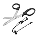 ERYUE Precise Diving Scissors Professional Stainless Steel Fishing Net Shear for Underwater Escape Rope Diving Shear Applicable for Scuba DiversMaterial:Stainless Steel