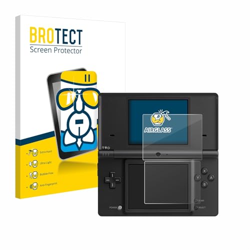 brotect Protection Écran Verre pour Nintendo DSi Film Protecteur Vitre 9H [Anti-Rayures, Transparent]