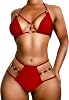 Women's Banded Metal Ring Bikini – Soft Buttercloth Swimwear | Fashion Design One Size