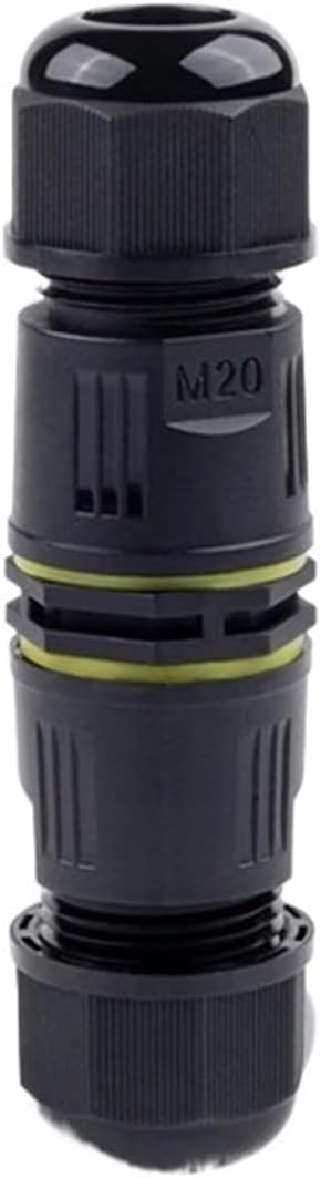 1PCS IP68 M20 Waterproof Cable Connector 2/3/Pin Quick Push-in Wiring Terminal Wire Connectors(M20-3P(9-12mm))