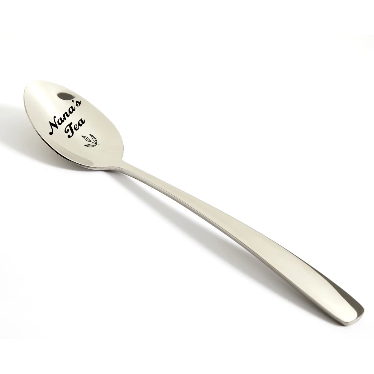 Nana's Tea Spoon Engraved Stainless Steel, Tea Lover Gifts for Nana Grandma Her, Nanas Tea Spoon Gifts for Birthday Mother’s Day Christmas