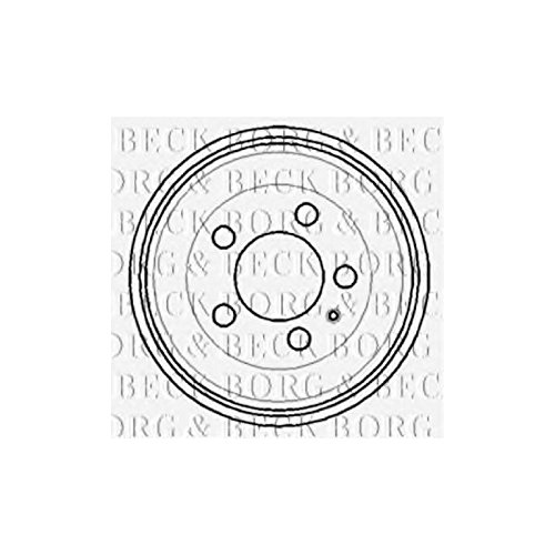 Borg & Beck BBR7114 Rear Brake Drum To Fit Skoda VAG Fabia A2 99-