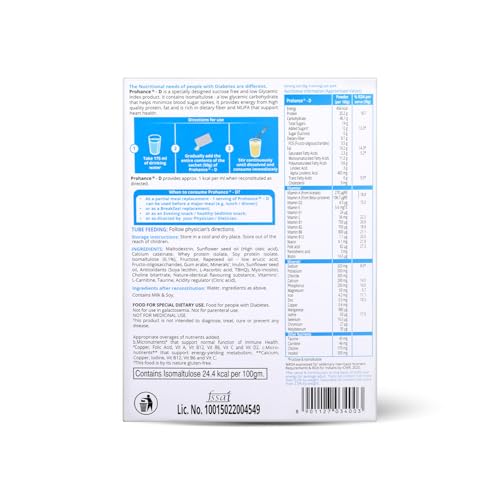 Image of Prohance D Dietary Supplement for Diabetes Management Vanilla, 200 g