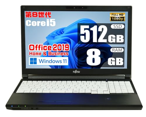 �y�����ςݕi�z ��8���� Core i5 8365U / 8GB / SSD 512GB / MS Office 2019 / Windows 11 / �t��HD/�e���L�[/Web�J����/Wi-Fi/Bluetooth/DVDROM/�I�t�B�X/�m�[�g�p�\�R
