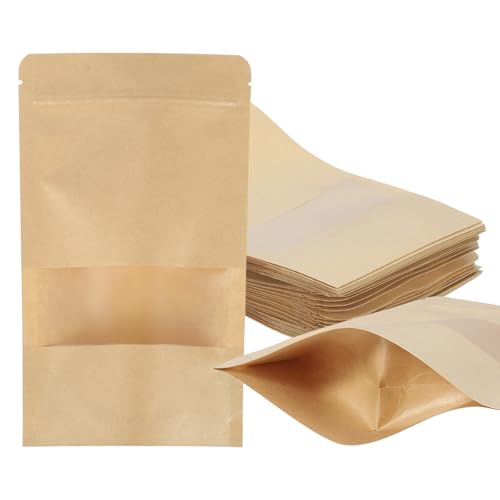 Bolsas de pie con cremallera PATIKIL para conservar alimentos secos sin aire 2