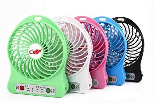 Ancestor-Portable Mini USB Fan 3-Level Speed Adjustable Electric Cooling Desktop Fan with Rechargeable Battery (MINI FAN) MULTI COLOUR (B09MJJJJGC) Amazon Price History, Amazon Price Tracker