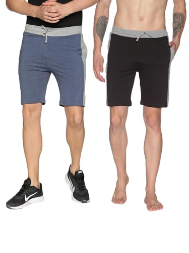 Image of Dollar Mens Cotton Bermuda Shorts (Pack of 2)