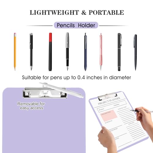 Porte-bloc A4 avec attache stylo pour éviter de perdre vos notes en déplacement