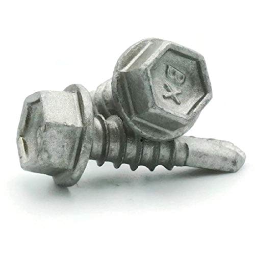 Tornillos autoperforantes ITW Buildex Hexagonal #12-14 x 1 pulg miniatura 2