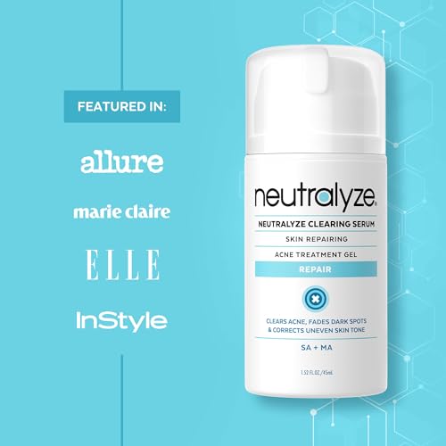 Acne Treatment Gel with 2% Mandelic Acid & 2% Salicylic Acid - Severe Acne Serum, Scar & Spot Treatment for Face (90 Day)