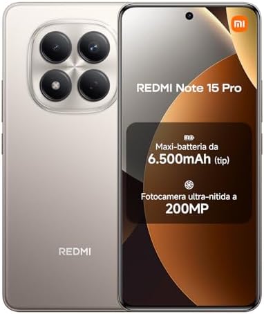 XIAOMI Redmi Note 15 Pro, Smartphone 8+256GB