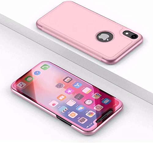 Étui écran protégé iPhone Xr rose : fini les rayures grâce à la fenêtre tactile