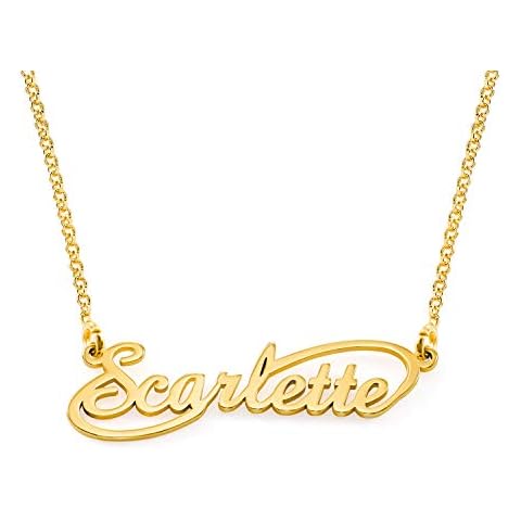 Collar MyNameNecklace MYKA con Nombre Infinito (Oro Vermeil) Cover