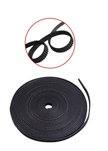 Image of TESSERACT GT2 Timing Belt for 3D Printer I Rubber Aramid Fiber with Steel Core I 2mm Pitch 10mm Width I Anti Slip Rubber Timing Belt with Strong Abrasion Resistance, Low Noise (Qty: 5m, Width: 10mm)