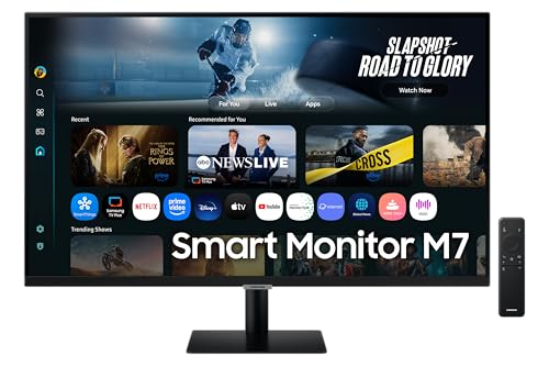 Samsung M7 M70D, 32 inç, UHD, VA, 4K Akıllı Monitör, LS32FM700UUXUF