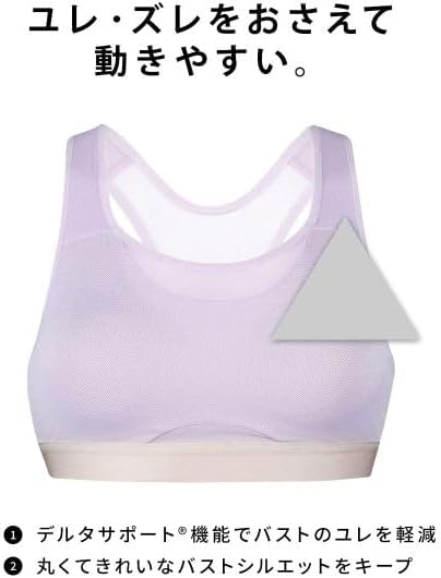 ワコール Wacoal シーダブリューエックス CW-X Support Type MEDIUM ゆれケアBra MESH スポーツブラ ノンワイヤー SML HTY030 単品