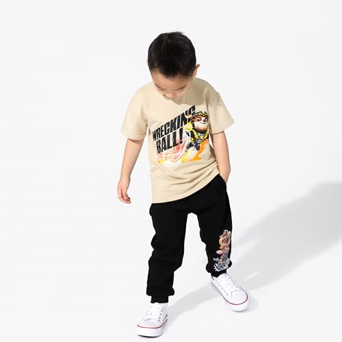 Bellabu Bear Paw Patrol: The Mighty Movie Rayon from Bamboo Terry Kids Oversized T-Shirt, Short Sleeve Tee for Boys and Girls2