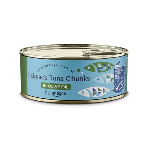 by Amazon Thunfischstücke in Olivenöl, 145g (4er-Pack)