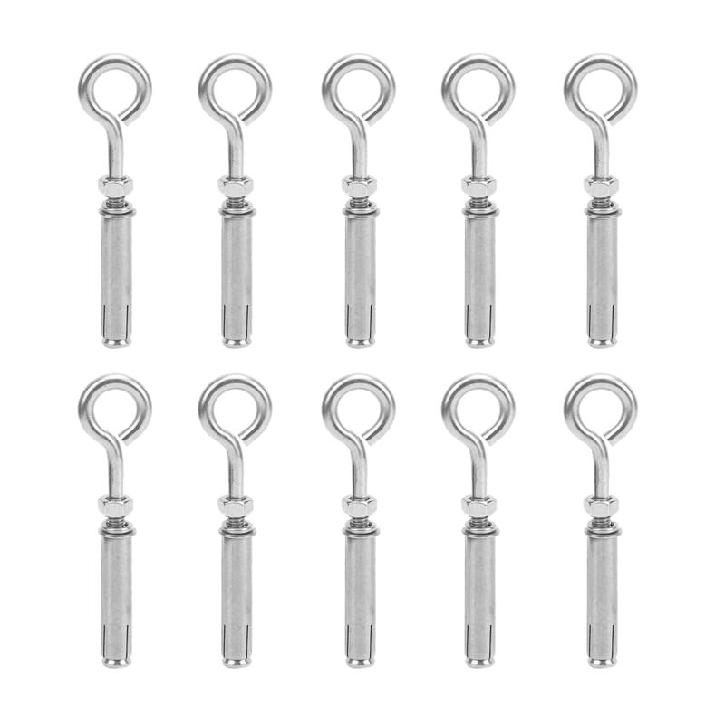 Expansion Bolt,Stainless Expansion Bolts, Expansion Screw Bolts,Expansion Bolts M6x40mm,10 Pcs