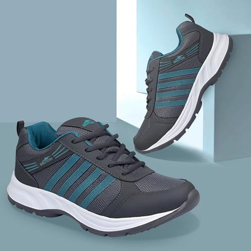 Image of BRUTON Men's Sports Running,Walking & Gym Shoes with Eva Sole Extra Jump Casual Sneaker Shoes for Men's & Boy's