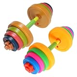 GARIOUANS 2 Stück Verstellbare Wasser Sandsandfüllung Leicht Sicher Tragbar für Krafttraining Zuhause und Outdoor für Kleinkinder Fitness und Spielerisches Training