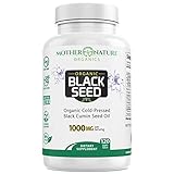 Black Seed Oil Capsules - Premium Organic Cold Pressed Nigella Sativa (120 Softgels) - Blackseed Liquid Cumin Oil for Immune Support & Digestion - High Thymoquinone TQ with Omega 3,6, & 9