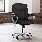 OFM ESS Collection Executive Office Chair, 26.25in. D x 24.50in. W x 36.50in. - 40.25in. H, Black