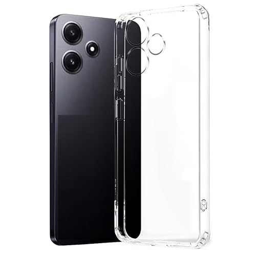 Image of COVERBLACK Rubber Back Cover for Poco M6Pro 5G - Transparent