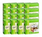Ball Mason Jar Lids, Regular Mouth, 12 CT (Pack of 16)