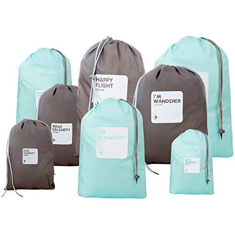 Comius Waterproof Travel Drawstring Bag Set Cover