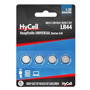 HYCELL 1516-0024 Alkaline Knopfzelle 4x LR44 15V