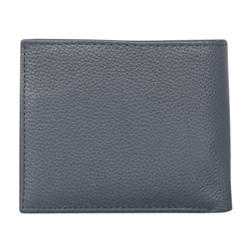 Image of Tommy Hilfiger Nixon Leather Multicard Coin Wallet for Men - Navy, 6 Card Slots