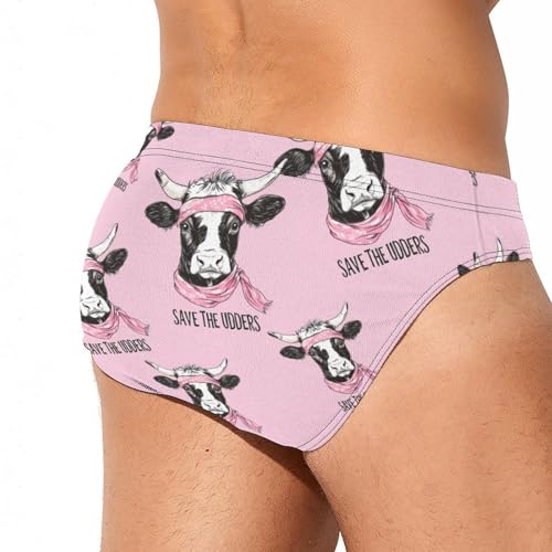 Save The Udders Mens Swim Briefs Bikini Sexy Low Rise Trunks Swimsuit Bathing Suit Beach3