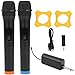 Carnaval Commerçant Ensemble de système de mixage Mixer de Microphone Portable karaoké,, Microphone sans Fil Karaoké, du Larsen Microphone sans Fil Professionnel, Le Son est Chaud en Ligne Chant pour