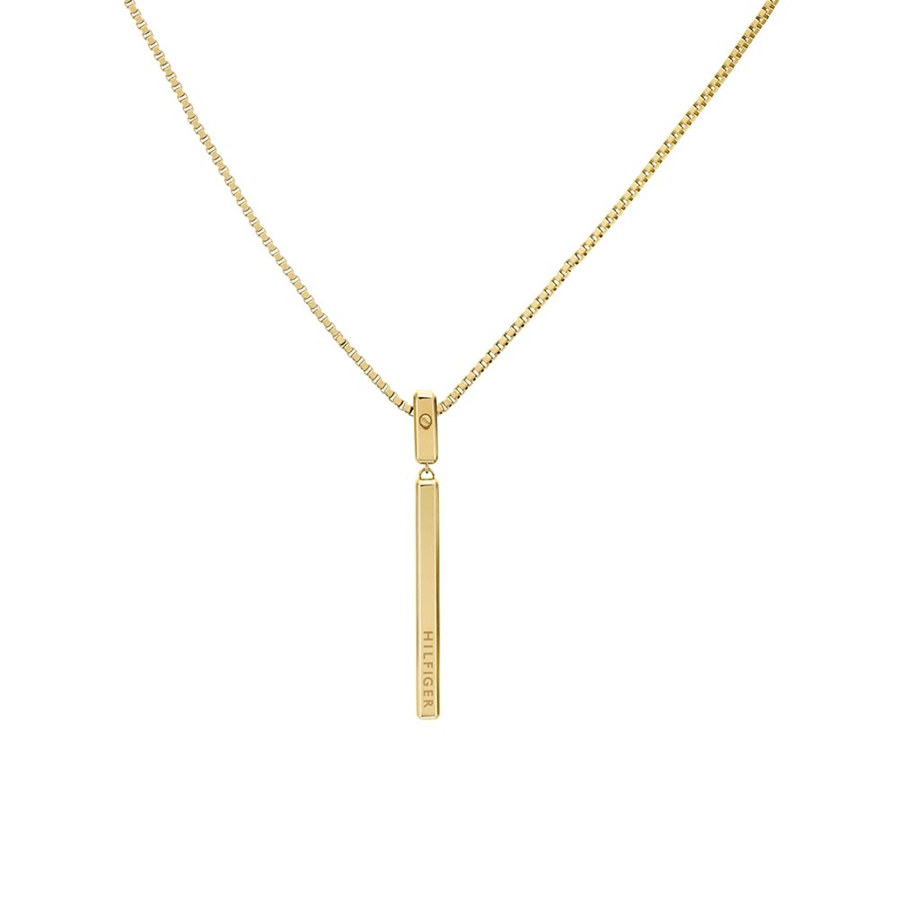 Tommy Hilfiger Jewelry Halskette mit Anhänger für Damen aus Edelstahl - Erhältlich in Silber oder Gold