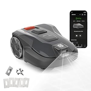 HUSQVARNA Automower® Aspire R6V Mähroboter – ohne Begrenzungskabel, AI Vision, GPS-Navigation, App-Steuerung, virtuelle Zonen, bis 600 m² + 6 Endurance Ersatzmesser