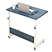 Produktbild Laptoptisch Mit Rollen, Höhenverstellbar, Laptopständer Holz, PC Tisch Sofatisch Pflegetisch Beistelltisch, Computertisch Sofa Bett Ständer Schreibtisch Einstellbar (Size : 80x40cm)